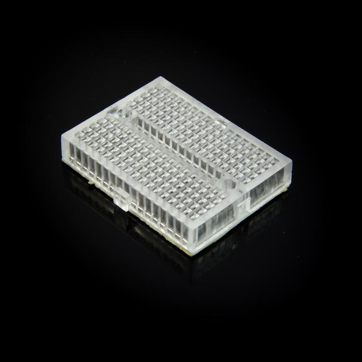 Actual product image Purecrea SYB-170 Mini Breadboard Transparent 170 Pins