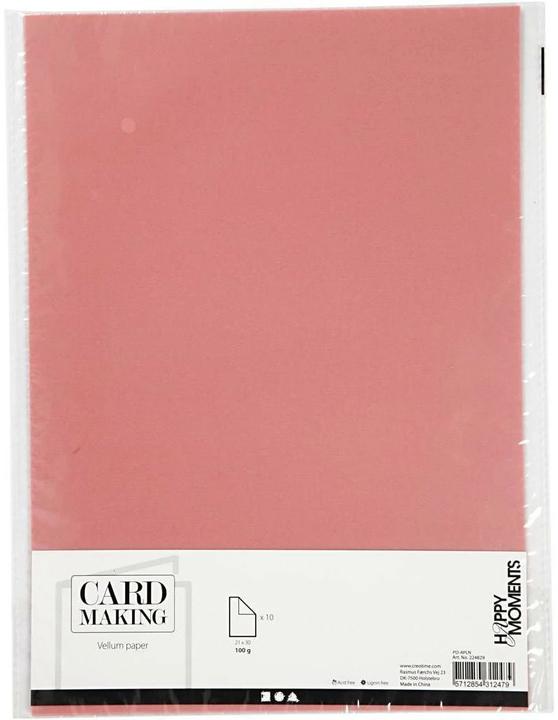 Image du produit Creativ Company Papier parchemin A4 rose (100 g/m², 10 x, A4)