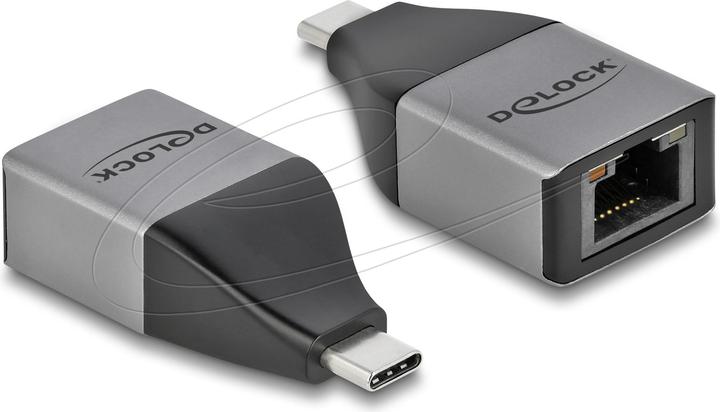 Delock USB Type-C™ Adapter naar Gigabit LAN 10/100/1000 Mbps (USB-C, RJ45/LAN (1x))