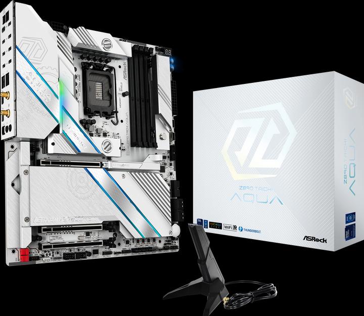 Image du produit AsRock Z890 Taichi AQUA Intel DDR5 S1851 (LGA 1851, Intel Z890, E-ATX)