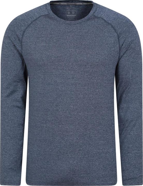 Actual product image Mountain Warehouse Mens Stripe IsoCool Base Layer Top (4XL)