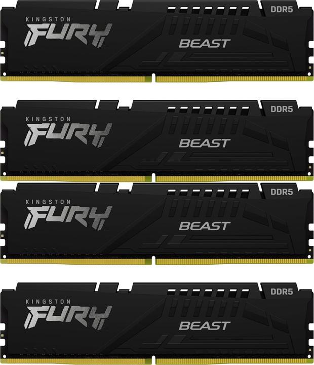 Produktbild Kingston Fury Beast (4 x 32GB, 5200 MHz, DDR5-RAM, DIMM)
