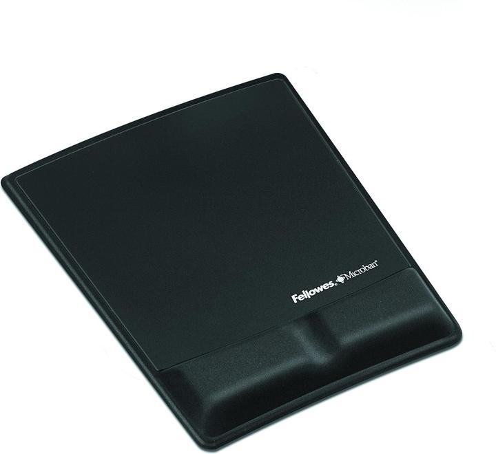 Fellowes Health-V wrist rest with mouse pad, black (S)