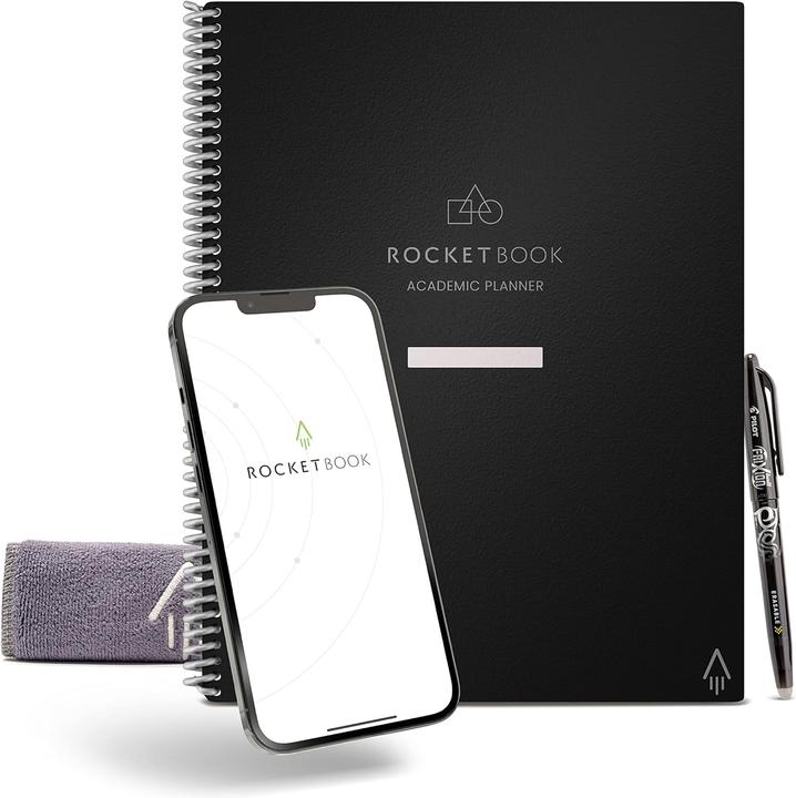 Rocketbook Wiederverwendbarer akademischer Planer für Schule & Uni (Special ruling, Hardcover)