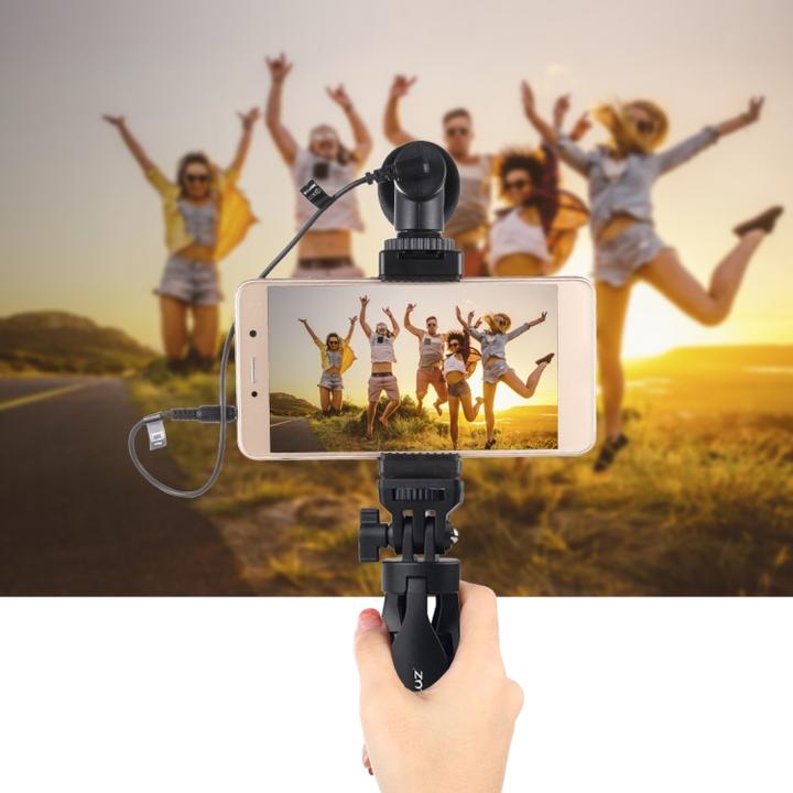Image du produit Puluz Desk Plastic Tripod Mount with Phone Clamp & Adjusting Tripod Head for Smartphones (Black) (Matières plastiques)