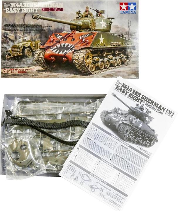 Immagine prodotto Tamiya U.S. Sherman M4A3E8 Easy Eight guerra di Corea