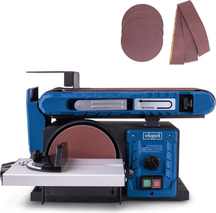 Scheppach BTS900 (Tellerschleifer, Bandschleifer, 400 W)