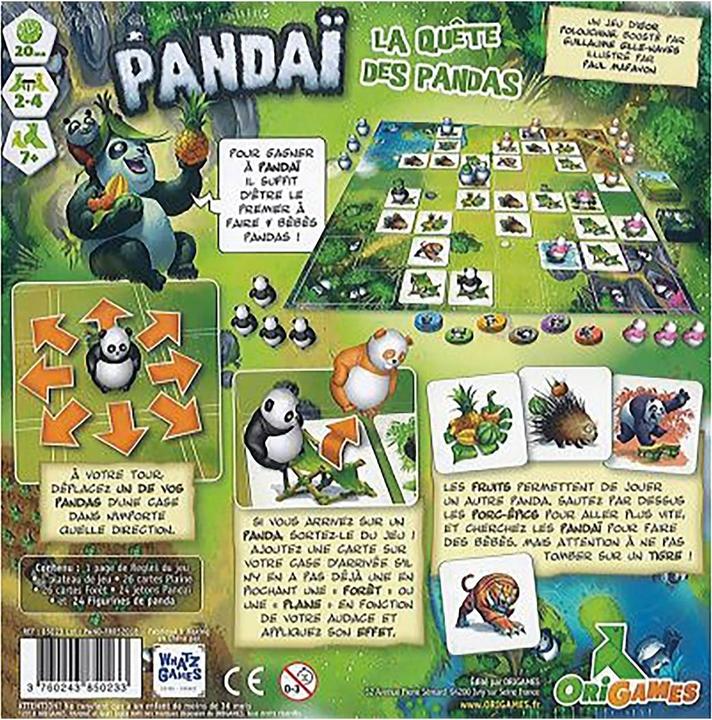 Actual product image Origames Pandaï f (French)