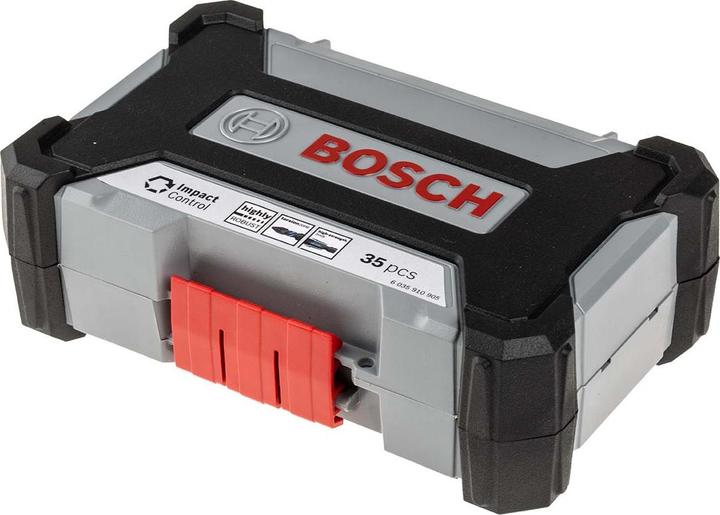 Produktbild Bosch Professional Zubehör Impact Control MultiConstruction und Schrauberbit-Set, 35-tlg. (Innensechsrund TX M20, Innensechsrund TX M30, Innensechsrund TX M15, Innensechsrund TX M25, Innensechsrund TX M40, Kreuz Phillips PH M1, Kreuz Phillips PH M2, Kreuz Pozidriv PZ M2, Kreuz Phillips PH M3, Kreuz Pozidriv PZ M3)