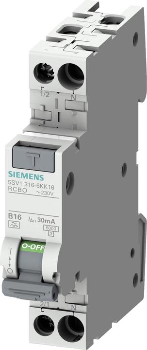 Actual product image Siemens Residual current circuit breaker