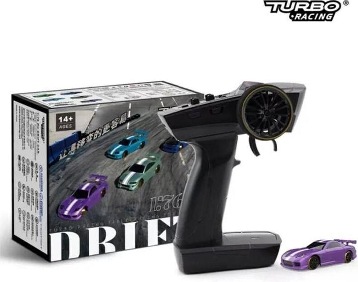 Produktbild Turbo Racing Micro Drift C61 Violett, RTR, 1:76 (RTR Ready-to-Run)