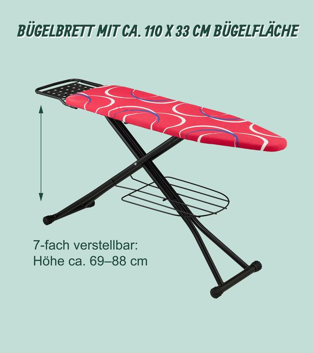 Produktbild Relaxdays Bügelbrett (110 x 33 cm)