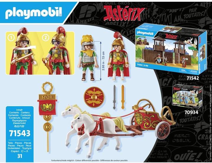 Produktbild Playmobil Asterix: Römischer Streitwagen (71543, Playmobil Asterix)