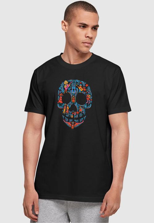 Actual product image Absolute Cult Coco - Skull Pattern Basic T-Shirt - 115167 (M)