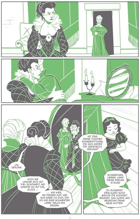 Actual product image Disney Villains Graphic Novels: Die Schönste im ganzen Land (German, Fiona Marchbank, Serena Valentino, 2024)