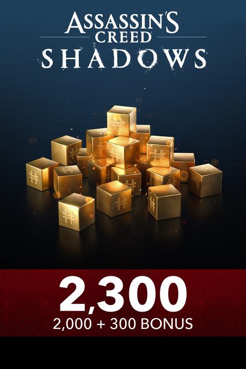 Produktbild Microsoft Xbox Assassins Creed Shadows: 2300 Helix Pack Download Code