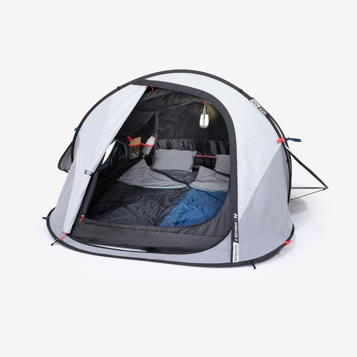 Actual product image Quechua Camping tent - 2 Seconds Fresh & Black for 2 people (Pitching tent, 4 kg, 2 persons)