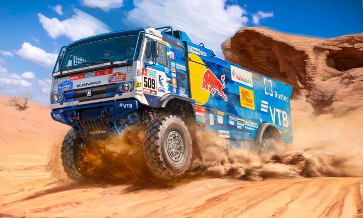 Image du produit Zvezda 3657-Kamaz-43509 Truck, 1/35 Scale, Kit modèle, ZS3657