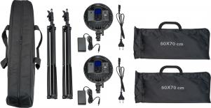 Actual product image Newell Sparkle LED lighting set for product photography