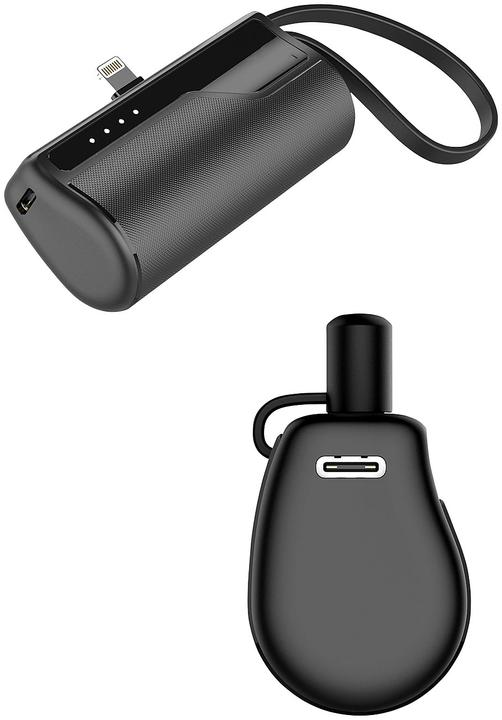 Produktbild Revolt Mini-Powerbank für iPhone und iPad, 8-PIN-Stecker, 4.500 mAh, 10 Watt (4500 mAh, 10 W)