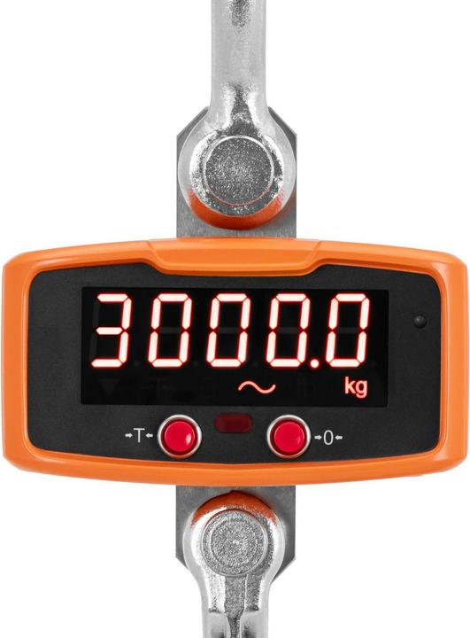 Produktbild Steinberg Kranwaage digital 3000 kg 1 kg genau LED Fernbedienung Hängewaage Industriewaage