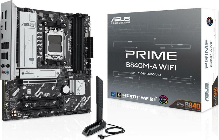 Produktbild ASUS PRIME B840M-A WIFI (AM5, AMD B840, mATX)