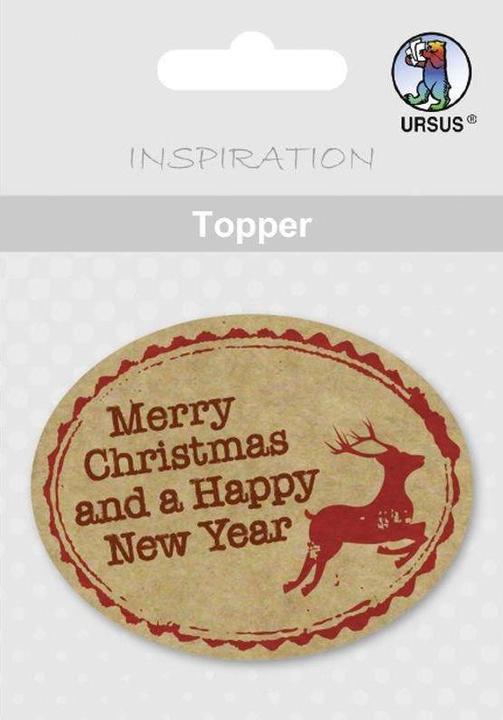 Immagine prodotto Ursus Decorazione natalizia Topper Merr Natale (Decorazioni da regalo, 8 x)