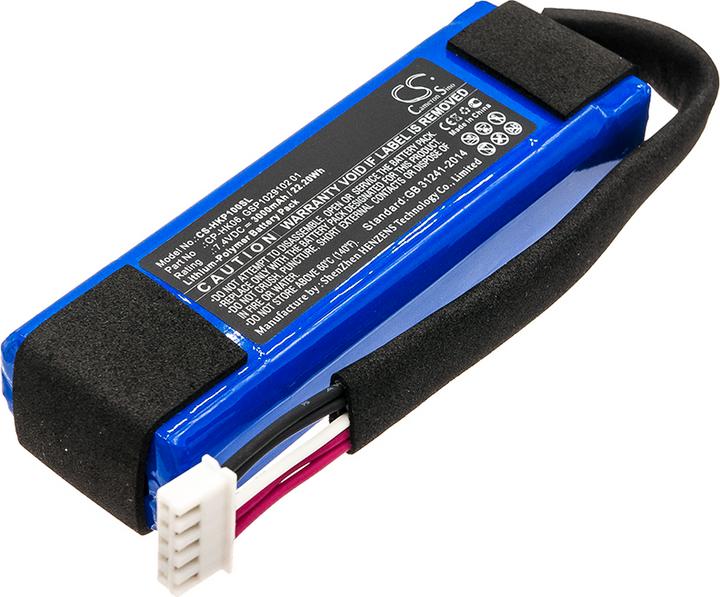 Productafbeelding NoName Batterij voor Harman Kardon CP-HK06, Go Play enz. 3000mAh, 7,4V (1 Pcs., Onbepaalde grootte)