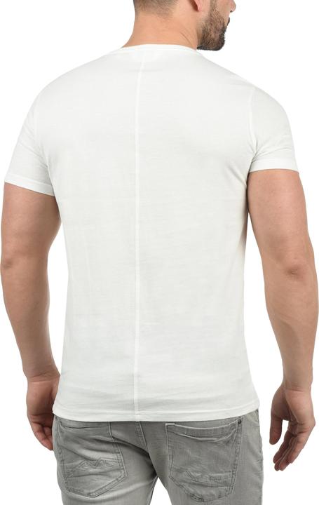 Actual product image Solid Dorian Men's T-Shirt Short Sleeve Shirt Tee With Grandad-Neck (XL)