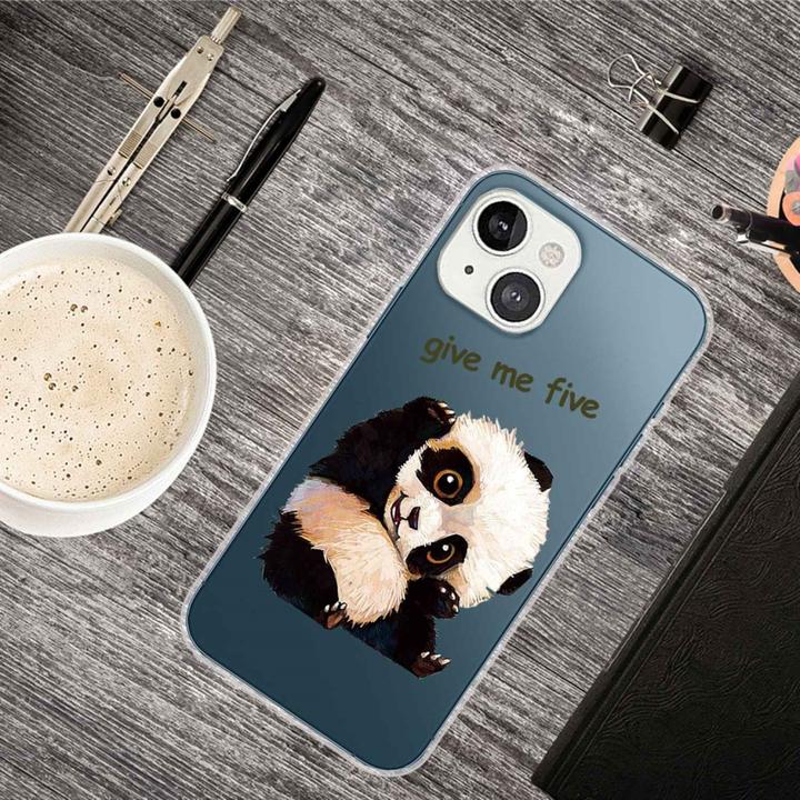 Actual product image Ueli Express iPhone 14 Plus Super Slim Rubber Protective Cover Panda (Apple iPhone 14 Plus)