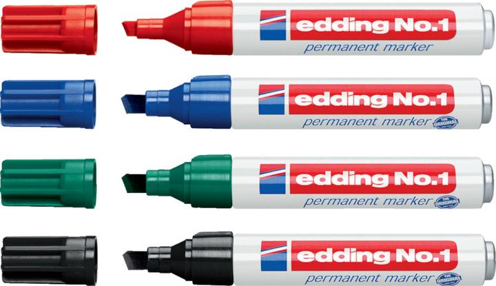 Produktbild Edding Permanent Marker No. 1 (Rot, 1 mm, 1 x)
