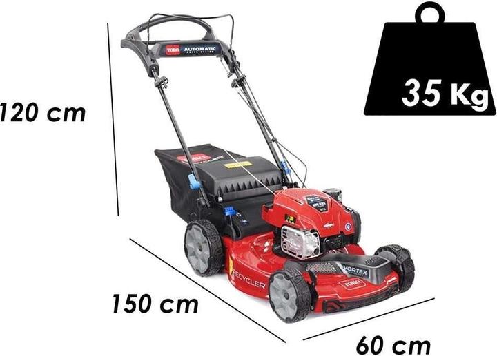 Image du produit Toro Tondeuse à gazon à essence avec recycleur 55cm de large automotrice (Essence)