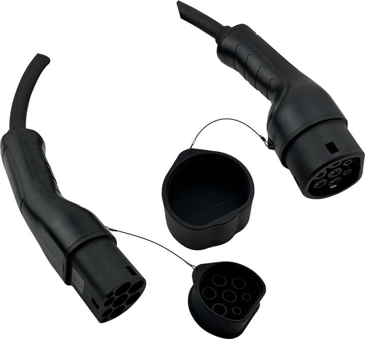 Helos Cavo di ricarica per auto elettriche (Tipo 2, 11 kW, 16 A, 7.50 m)