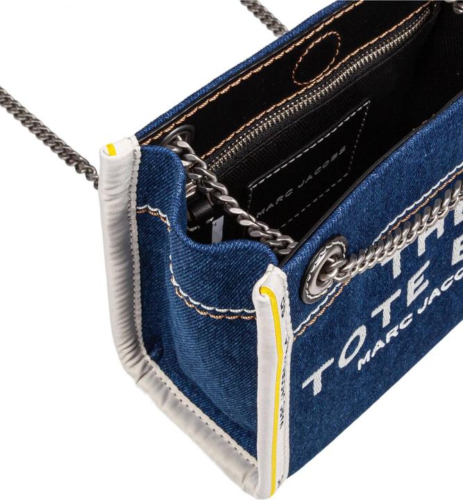 Actual product image Marc Jacobs denim chain ​​shoulder bag