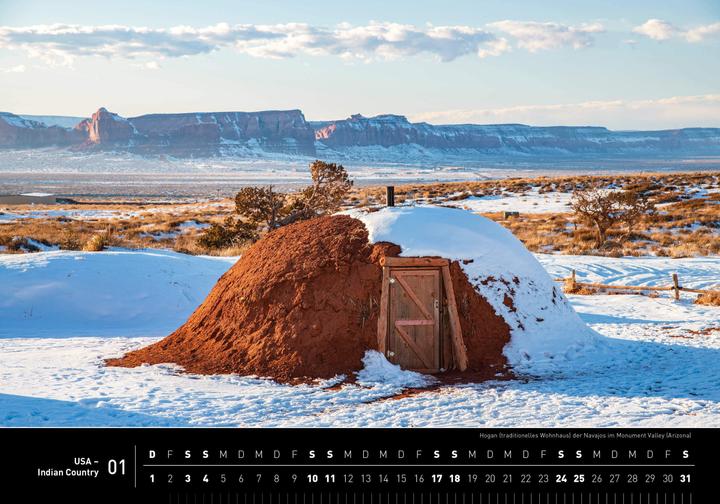 Produktbild USA - Indian Country 2026 (50 x 35 cm, Harter Einband, Deutsch)