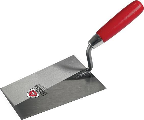 Produktbild Schwan Tiroler Maurerkelle Länge 295 mm Breite 115 mm Holzheft, S-Hals gehärteter Stahl (11.50 cm)