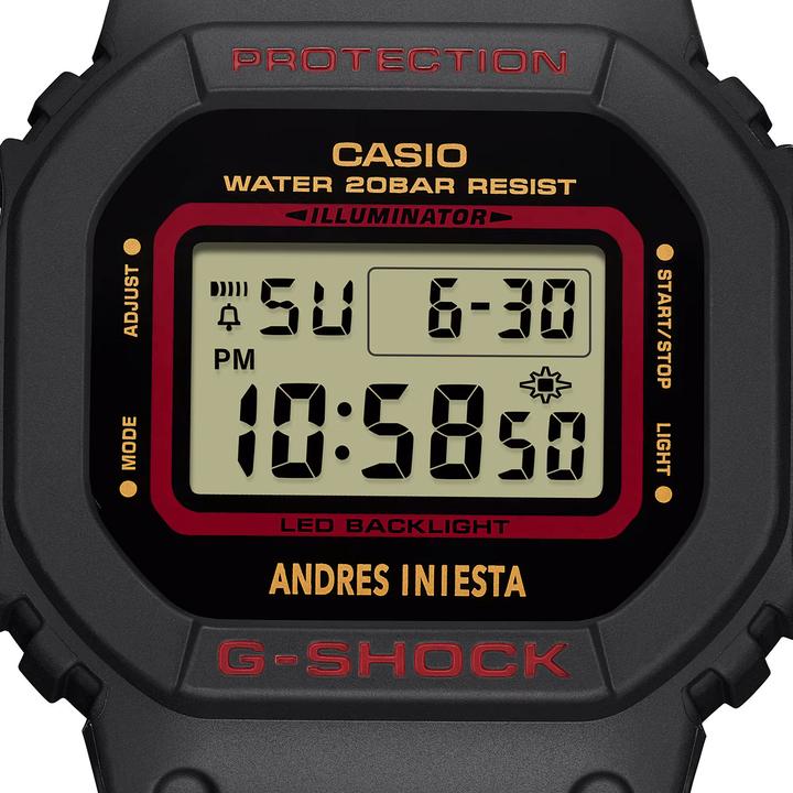 Actual product image Casio G-Shock Andrés Iniesta's Edition (Digital watch, 43 mm)