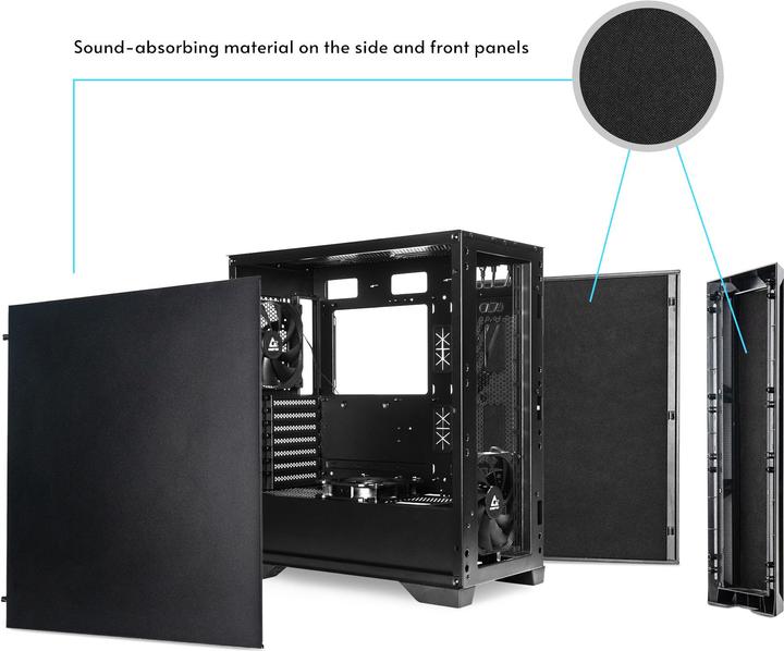Actual product image Chieftec APEX Q GA-01B-Q-OP ATX (mATX, ATX, Mini-ITX, E-ATX)