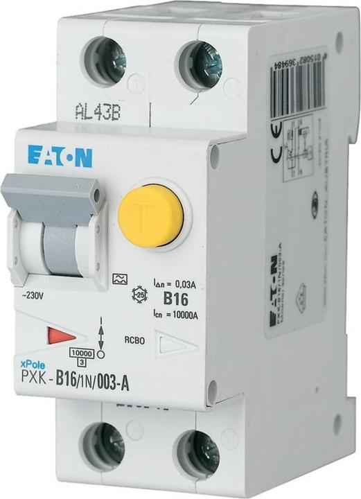 Actual product image Eaton 236956 FI/LS, 16A, 300mA, LS-Kennline-B, 1p+N, FI-Char: A