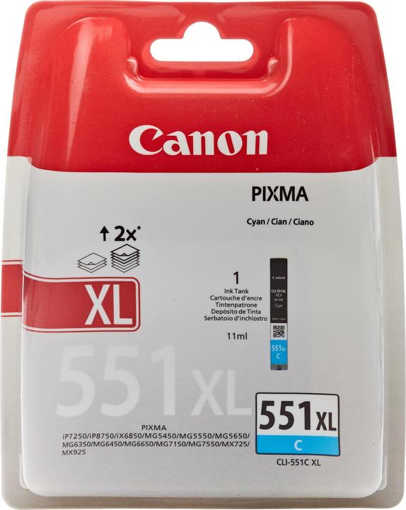 Image du produit Canon CLI-551XL BL SEC (C)
