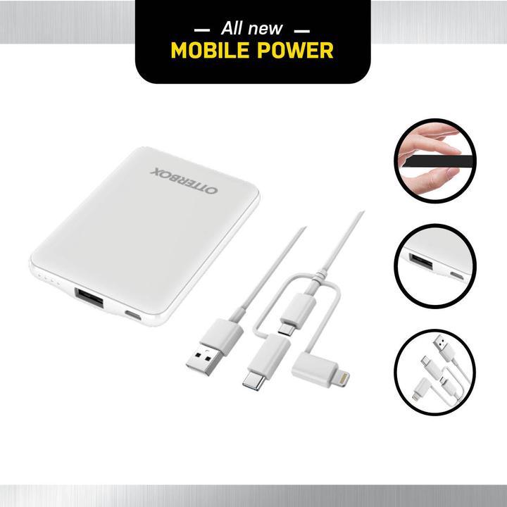 Produktbild OtterBox Power Bank Bundle (5000 mAh, 10.50 W, 18.50 Wh)