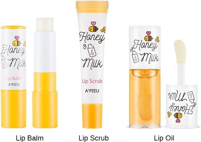 Immagine prodotto A'Pieu Scrub labbra al miele e latte (Scrub, 8 ml)