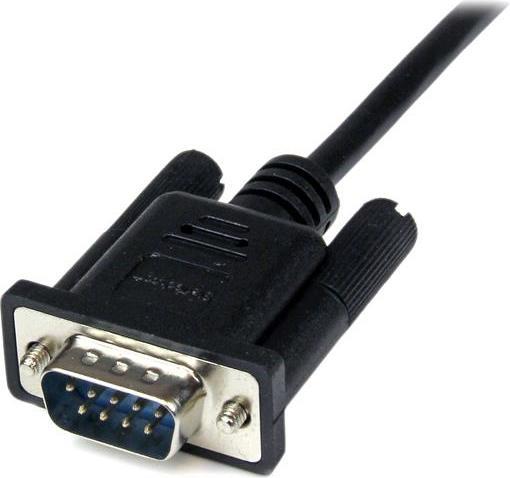 Produktbild StarTech 2m Black Db9 Null Modem Cable (2 m, Parallel (Drucker))
