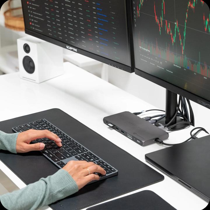 Productafbeelding Satechi Thunderbolt 4 dockingstation voor meerdere schermen (Thunderbolt, 11 Havens)