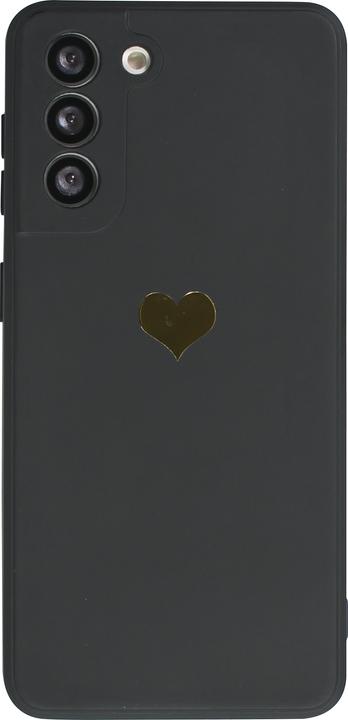 Actual product image PhoneLook Coque Silicone Mat Coeur doré (Samsung Galaxy S21 5G)
