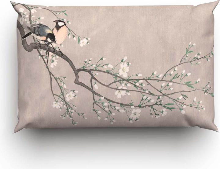 Actual product image Lotus Bettwaren Bettwäsche Bambus Birds spring (Pillowcase, 65 x 100 cm)