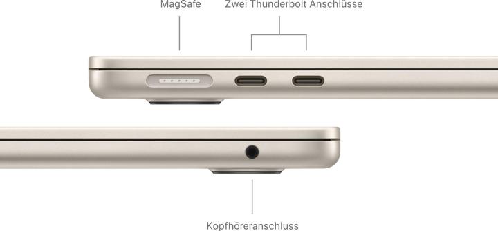 Image du produit Apple MacBook Air - 2024 (13.60", M3, 8 Go, 256 Go, DE)