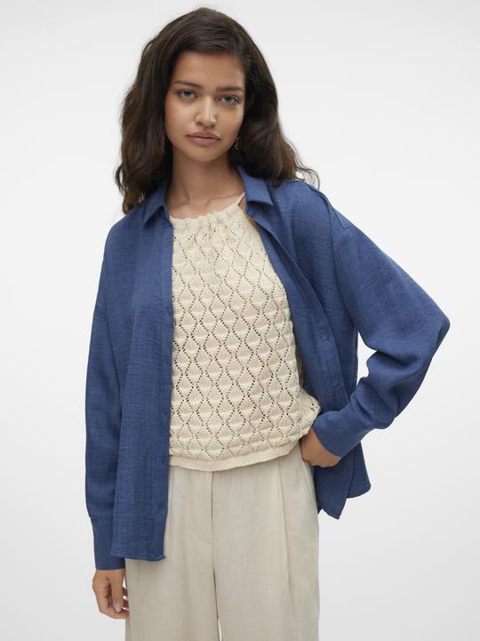 Produktbild Vero Moda Vmmelaney Queeny Ls Shirt Wvn Noos (XXL)