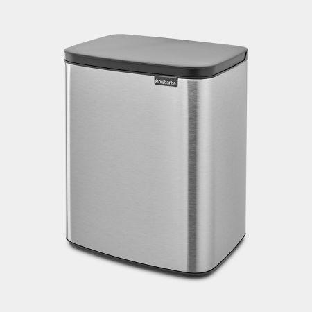 Produktbild Brabantia Bo Prullenbak - 12 l - Matt Steel Fingerprint Proof (12 l)
