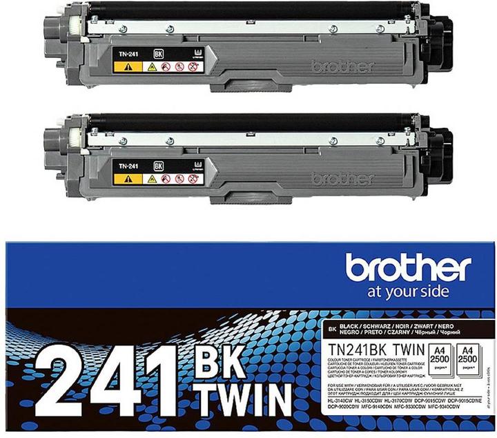 Actual product image Brother TN-241BK Twin Pack (FC)